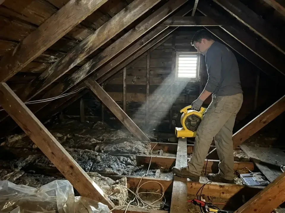 attic-water-damage-drying-proc-007 — frequently asked questions, Emergency Water Extraction & 24/7 Flood Response in East Cl…